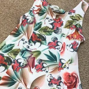 Minnie Mouse Hawaiian Print Dress